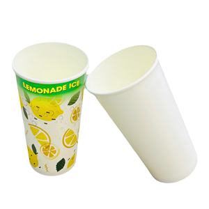 Vaso Desechable para Bebidas con Diseño de Impresión Digital de 8oz y 12oz, Vaso Personalizado para Té de Limón, Té Caliente, Vaso de Papel - Product Image 2