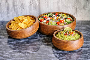 Fancy <b>Brown</b> Mango Wood Eco-Friendly Luxury <b>Medium</b> Fruit Bowl Kitchenware Home & Hotel Restaurant Decor India Wholesale - Product Image 2