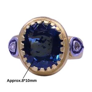 Pierre précieuse émeraude diamantée, couleur classique traditionnelle, dernier modèle, cadeau pour fiançailles, mariage, fête, plaqué or, argent sterling - Product Image 2