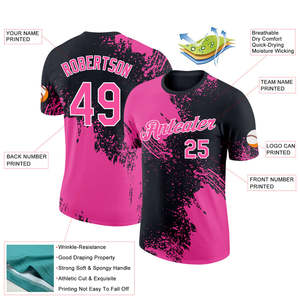 Polyester Crew Neck Sublimation Shirt Color Rich Printing Fashion Clothing OEM ODM Industrial Textile Supplier Sublimation Shirt - Product Image 6