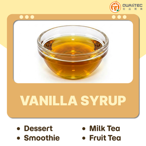 Ingredientes de sirope de vainilla para té de burbujas y frappés, ISO 22000, fácil de preparar, certificado HACCP, múltiples concentraciones para té boba - Product Image 3