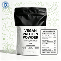Poudre de protéines de lactosérum purement végétalienne, complément nutritionnel pour la musculation et le sport, protéines de lactosérum en poudre brute
