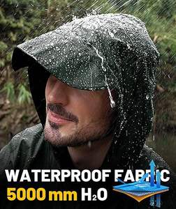 Chaqueta Cortavientos Larga de Invierno para Hombre, Diseño de Marca, con Capucha, Cuello Alto, Estilo Vintage, Ligera, Impermeable, Casual - Product Image 5