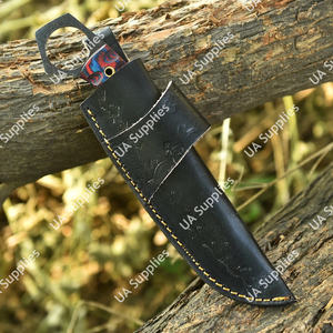 Couteau de chasse tactique à lame fixe forgé à la main, manche en bois Pakka, personnalisable OEM/ODM, fait main, pour le camping en plein air, directement de l'usine - Product Image 6