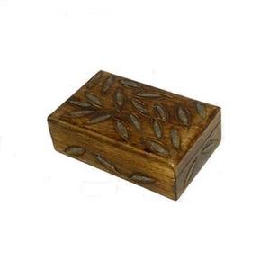Handmade <b>Wooden</b> Treasure Chest <b>Boxes</b> Home Decorative Top Standard Gift Item for Jewelry and Rings Hot Selling High Quality - Product Image 3
