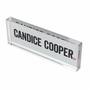 2025 Factory Direct Custom Plastic Acrylic Name Plate Block Personalized Laser <b>Engraved</b> Durable Eco-friendly Desk Sign Office - Product Image 1