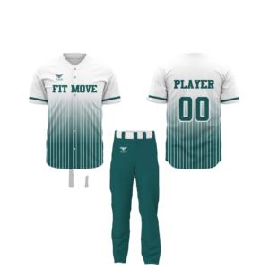 ชุดเบสบอลปรับแต่งได้ชุดเครื่องแบบเบสบอลคุณภาพสูงผ้าเจอร์ซีย์ธรรมดาแบบต่อประสาน - Product Image 3