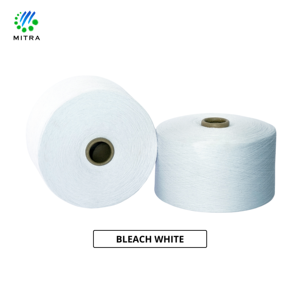 Hilo Mezclado Mitra Black Raw Core Spun Open End Spinning Teñido en Cono Ne4.5S-Ne10s para Calcetines - Product Image 2