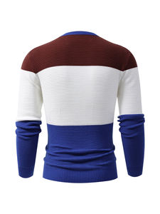 Sweat-shirt décontracté pour homme en jersey, pull en coton biologique durable avec motif brodé, anti-plis, grande taille, best-seller - Product Image 2