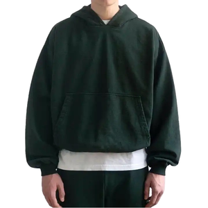2026 <b>Men's</b> Ultra-Soft Classic Fleece Pullover Hoodie Durable Spacious Pockets Comfortable Casual Wear Winter ODM Embroidered - Product Image 2