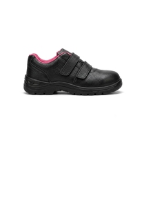 Chaussure industrielle légère à semelle simple densité en PU avec doublure en maille rose, idéale pour la construction en usine, avec embout en acier – Forte demande - Product Image 2