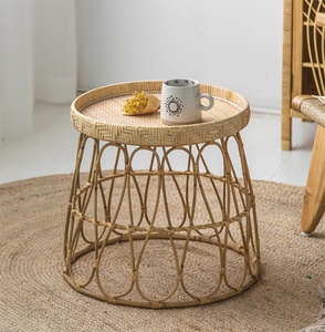 Modern living room <b>sofa</b> <b>side</b> end <b>tables</b> cheap price from manufacturer rattan coffee <b>table</b> set - Product Image 2