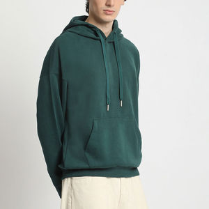 Sweat à capuche zippé oversize pour homme en molleton de coton, avec logo numérique personnalisé, cordon de serrage, écologique, respirant, idéal pour l'hiver – Nouvelle collection tendance - Product Image 5