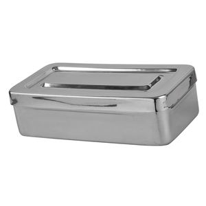 Caja de Almacenamiento de Instrumentos Quirúrgicos Manuales de Acero Inoxidable de Grado Médico con Tapa, Certificación CE ISO, Reutilizable, Proveedor Mayorista OEM ODM - Product Image 4