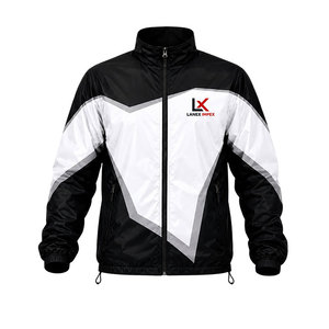Custom Men Windbreaker Tracksuit Set <b>Lightweight</b> Waterproof <b>Jacket</b> & Pants, Sports Training <b>Running</b> Wear, OEM ODM Manufacturer - Product Image 2