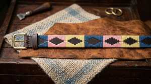 Hand <b>Woven</b> Country Case & Bags Polo <b>Belt</b> Custom Genuine Leather Polo <b>Belt</b> Vintage Equestrian Leather <b>Belt</b> <b>Men</b> LBP-0052 - Product Image 2