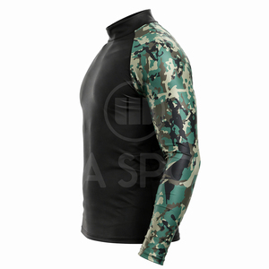 Men's Long Sleeve Rash Guard UV Protection Swim <b>Shirt</b> Quick Dry <b>Compression</b> Surfing Fishing Gym Workout Athletic Wear - Product Image 3