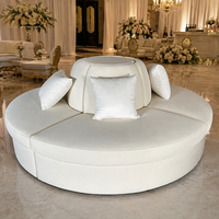 Modernes Rundes Hochzeitssofa Kreisförmige Lounge-Sitzmöbel für Hotel-Events Partys Bankette Dekoration