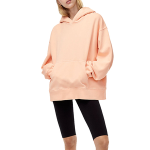 Sudadera con Capucha Oversize de Alta Calidad con Logotipo de Diseñador Personalizado, Estilo Urbano, para Mujer, Talla Grande, para Invierno - Product Image 1