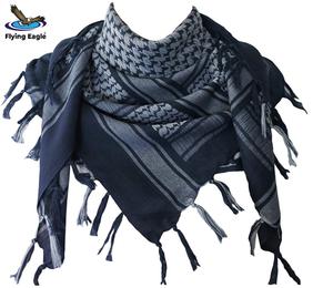 Pañuelo táctico árabe de algodón con camuflaje personalizado, tipo Shemagh, Keffiyeh del desierto, transpirable, cortavientos, antipolvo, para camping, senderismo y actividades al aire libre. - Product Image 1