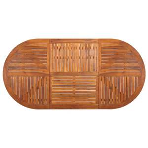 Mesa de Comedor Grande de Madera de Acacia Marrón Sólido, Mesa de Madera para Exteriores - Product Image 4