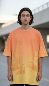 Camiseta Casual Oversize para Hombre, Estilo Urbano, Sublimada, Moderna, Corte Regular, Poliéster/Algodón, Ecológica y Transpirable - Product Image 6