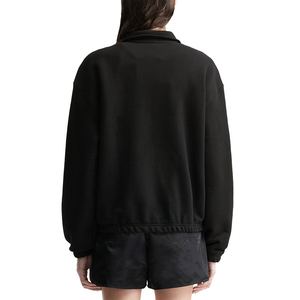 Ensemble de sweat-shirts personnalisés pour femmes Silk Road à col montant et demi-zip, manches longues, doux, en polyester/coton, anti-boulochage, par sublimation - Product Image 5