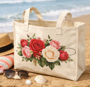 Sac fourre-tout en toile robuste avec longues poignées et soufflet de fond, sac de courses réutilisable en coton biologique durable - Product Image 6