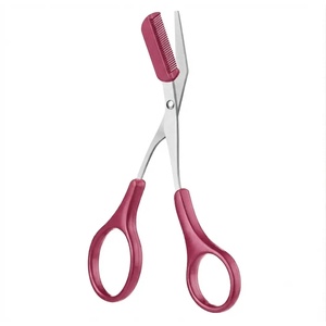 Tijeras para Cejas con Hoja Recta y Punta Biselada, Mango Ergonómico, Herramienta de Belleza y Cuidado Personal, Grado A+, para Diestros, Ryzer Studio - Product Image 1