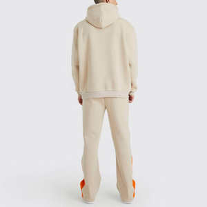 Ensemble survêtement ample coupe droite évasée en mélange de coton doux et confortable, idéal pour le streetwear décontracté - Product Image 5