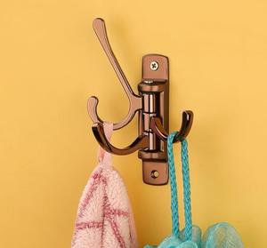 ราวแขวนผ้าเช็ดตัวติดผนังแบบประหยัดพื้นที่ ตะขอคู่โลหะสไตล์มินิมอลทันสมัย - Product Image 2