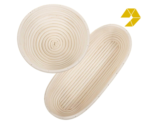 Panier à pain en rotin pour la levée de la pâte à pain, rond et ovale, vente en gros, panier à pain en rotin pour la levée de la pâte 2026 - Product Image 1