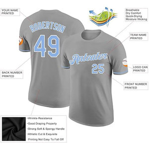Maillot de baseball uni à manches courtes avec boutons, personnalisable, style hip-hop, pour hommes - Product Image 3
