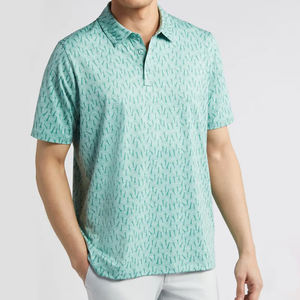 Camiseta deportiva de secado rápido para hombre, transpirable, antiarrugas, con sublimación personalizada, para bádminton, tenis y golf. - Product Image 6