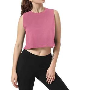Camiseta corta de algodón con estampado a la moda para mujer, camiseta informal de estilo callejero para mujer, camiseta elegante y sencilla con cuello redondo para mujer - Product Image 5