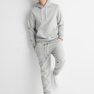 New Wholesale Men's Slim Fit Tracksuit Custom Logo Printing Embroidery 100% Cotton Waterproof Latest Design Fleece Fabric Cheap - Product Image 4