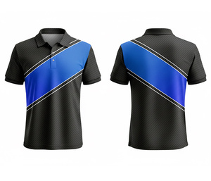 Polyester Sublimation Polo Shirt Comfortable and Breathable Durable Stitching for Men Women Youth Quick-Dry Dry-Fit Active Polo - Product Image 5