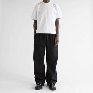 กางเกงจ็อกเกอร์ขายาวผ้าฟลีซหนานุ่มทรงหลวมสำหรับผู้ชาย ไซส์ใหญ่ สไตล์สตรีทลำลอง รับสกรีนแบรนด์ - Product Image 1