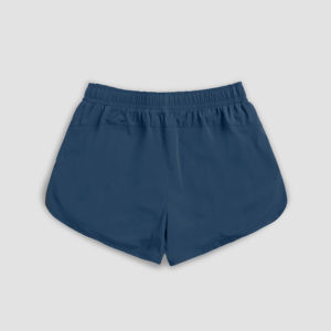 กางเกงขาสั้นผู้หญิงแบบเรียบสีพื้น ยืดหยุ่น ระบายอากาศ ยกสะโพก กางเกงออกกำลังกาย ล้างสีแบบแอซิดวอช สำหรับวิ่งและเล่นกีฬา - Product Image 2