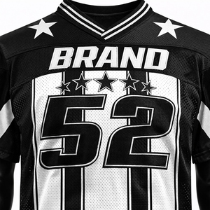 ชุดกางเกงขาสั้นเสื้อเจอร์ซีย์อเมริกันฟุตบอลขายดี เป็นมิตรกับสิ่งแวดล้อม ระบายอากาศได้ดี ดีไซน์ 2 in 1 ผลิตจากโพลีเอสเตอร์ 100% ชุดกีฬาสำหรับทุกเพศ - Product Image 6
