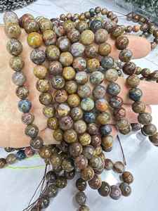 Cuentas redondas de pietersita natural, cuentas de piedra lisa para la fabricación de joyería, suministro al por mayor. - Product Image 2