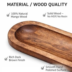 ที่วางธูปไม้มะม่วง สไตล์สแกนดิเนเวียน ขายส่ง |   อัคดุส ซาลีม - Product Image 4