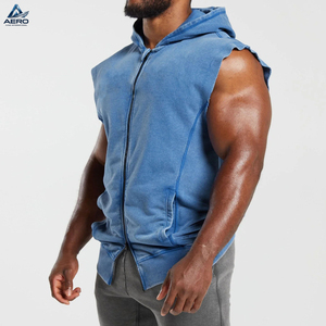 Último Estilo con Logotipo Personalizado, Mejor Proveedor, Precio al por Mayor, Buena Calidad, Producto de Moda Recién Llegado, Sudaderas sin Mangas para Hombre - Product Image 2