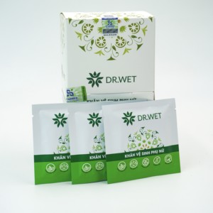 Hygiene Wipes Smell Control Sensitive Skin Natural Herb Feminine Vaginal Cotton Postbiotics Disposable Intimate Moisturizing - Product Image 4