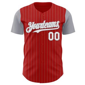 Custom Breathable Quick-Dry Summer Baseball Jersey 100% Polyester Heat-Transfer Printed Short Sleeve Crew Neck Team Name - Product Image 6