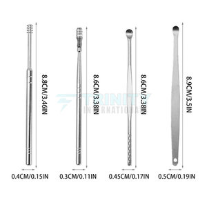 Ear Cleaning Tools Best Quality 7 Pcs Set With Steel <b>Box</b> Customized Logo Print Ear Wax <b>Removal</b> Set - Product Image 2