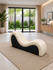 Canapé Exotique Magnifique Ivoire par Emerald Sofa, Canapé Moderne pour Chambre à Coucher, Hôtel, Fabrication Personnalisée de Tissus, Canapé Lune de Miel 21+ Tantra - Product Image 5