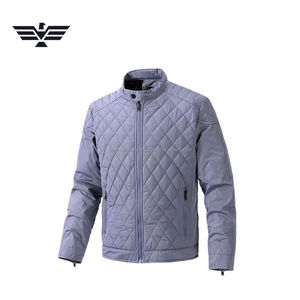 Veste matelassée en velours à capuche zippée personnalisable pour homme, décontractée, légère, isolée pour l'hiver - Product Image 1