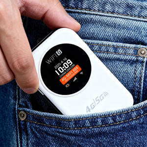 Router Móvil DNXT 4G LTE, Router Wifi de Bolsillo 4G, Router Wifi Portátil 4G, Wifi Móvil Inalámbrico 4G, 3000mAh, Tipo-C, LCD <span class=keywords><strong>para</strong></span> Uso en Exteriores - Product Image 1