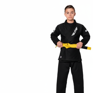 Uniforme de Artes Marciales para Niños de Alta Calidad, Algodón, para Entrenamiento de Karate, Taekwondo, Judo, BJJ, Antiencogimiento, Servicio OEM - Product Image 2